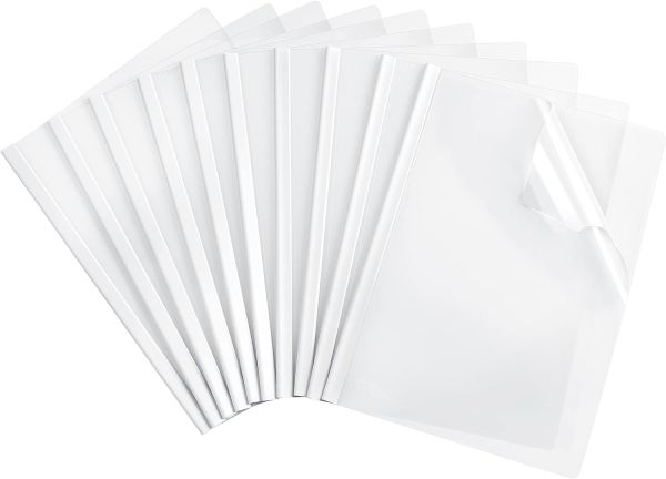 Clear View 10-Pack Sliding Bar Report Covers