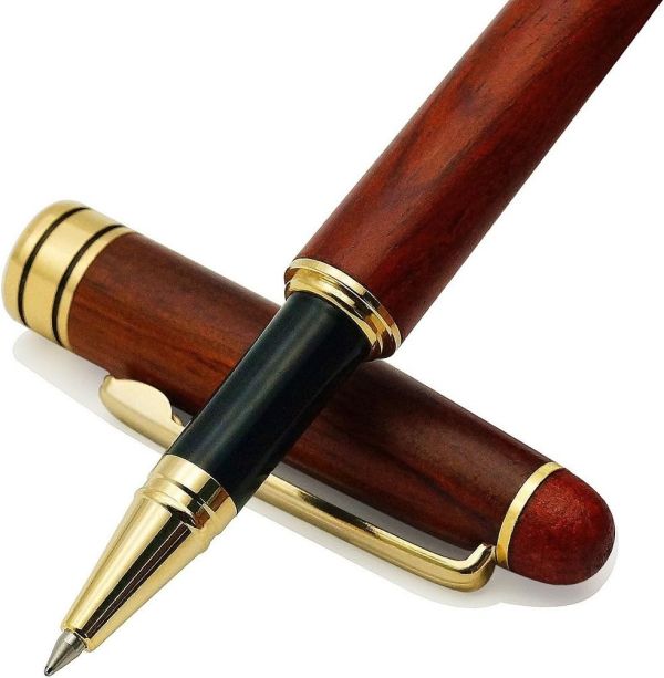 IDEAPOOL Elegant Rosewood Ballpoint Pen Set