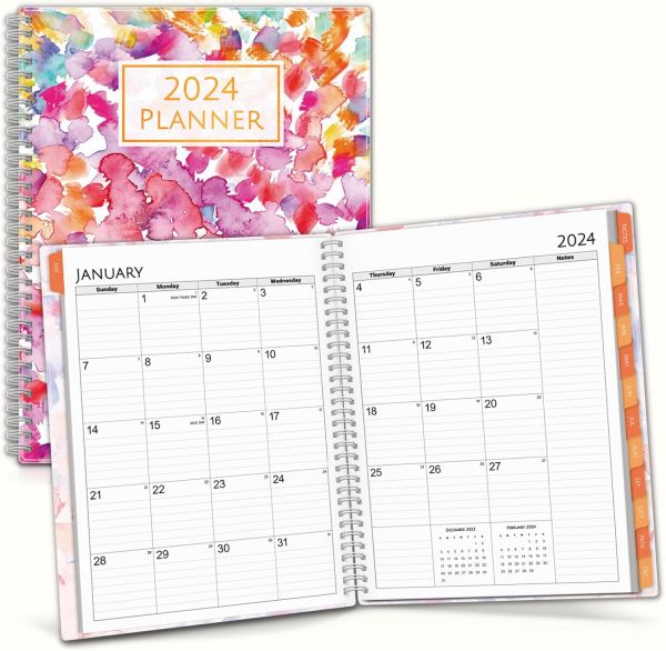 CRANBURY Watercolor Calendar Planner 2024