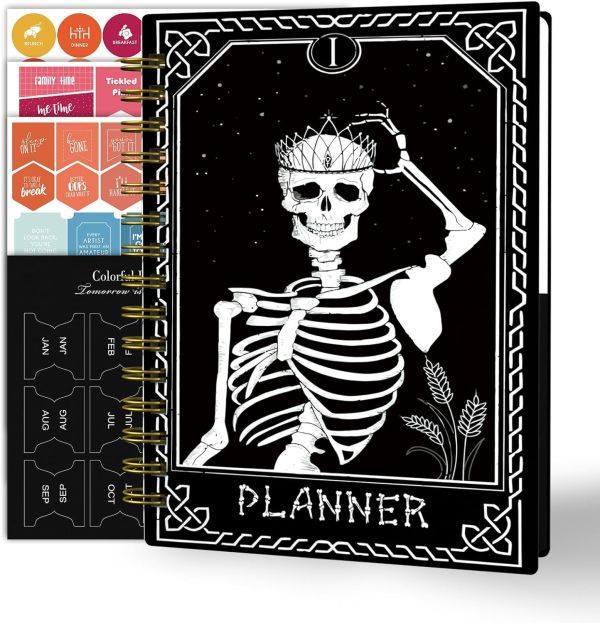 Personalized 2024 Planner - Queen Skull Edition