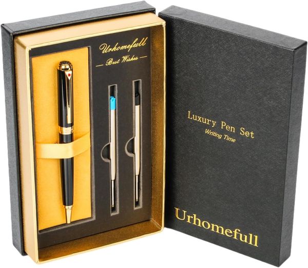 Urhomefull Luxury Gold Trim Ballpoint Pen