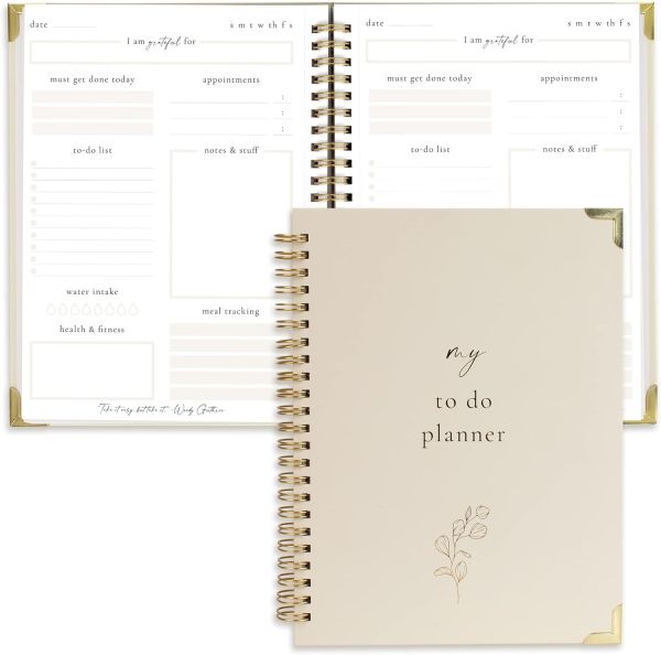 Simplified To Do List Notebook - Aesthetic Daily Planner