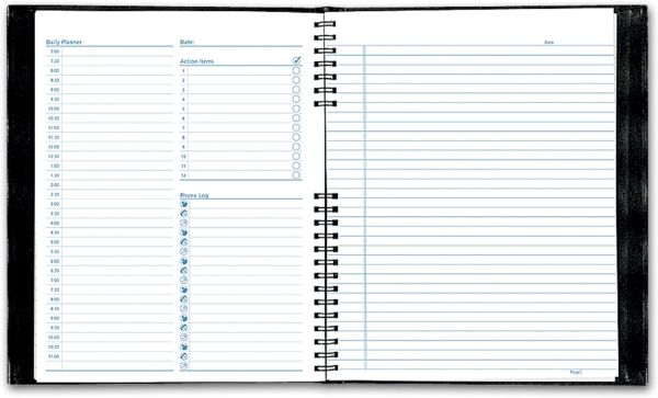 NotePro Daily Planner - Black Edition