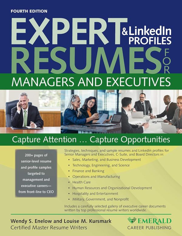 Expert Resumes and Linkedin Profiles for Managers & Executives