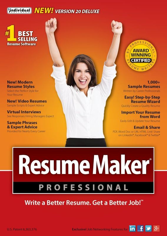 ResumeMaker Professional Deluxe 20 [PC Download]