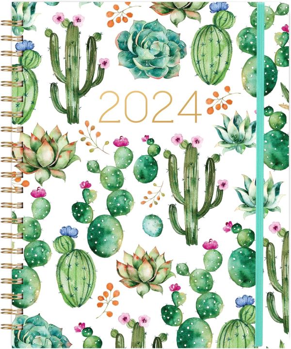 Vibrant 2024 Planner - Colorful Weekly & Monthly Planner